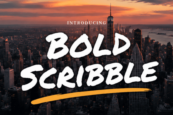Bold Scribble Font