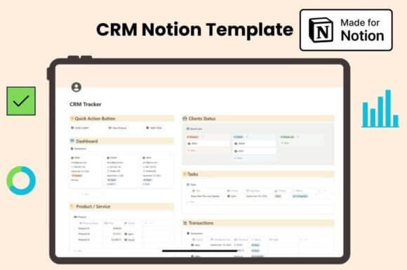 CRM Tracker Notion Template