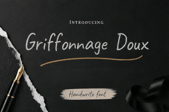Griffonnage Doux Font