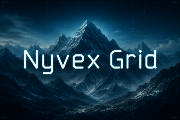 Nyvex Grid Font