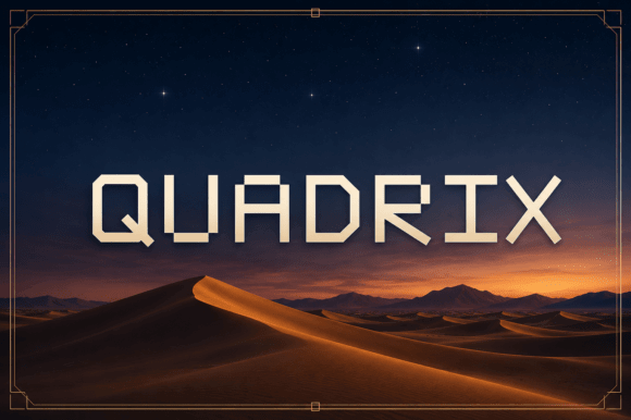 Quadrix Font