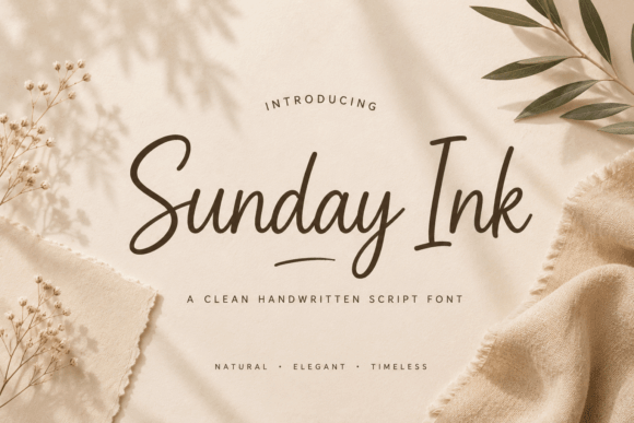 Sunday Ink Font